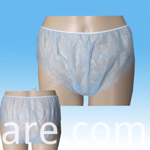 Disposable Briefs Nonwoven T-Briefs with Lace, Sanitary Brief Disposable with Ce FDA ISO